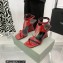Giuseppe Zanotti Heel 8.5cm Tutankamon patent leather sandals Red 2023
