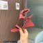 Giuseppe Zanotti Heel 8.5cm Tutankamon patent leather sandals Red 2023