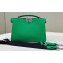 Fendi full-grain leather Peekaboo ISeeU XCross Bag Green 2023