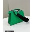 Fendi full-grain leather Peekaboo ISeeU XCross Bag Green 2023