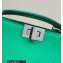 Fendi full-grain leather Peekaboo ISeeU XCross Bag Green 2023