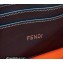 Fendi full-grain leather Peekaboo ISeeU XCross Bag Orange 2023