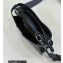 Fendi full-grain leather Peekaboo ISeeU XCross Bag Black 2023