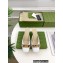 Gucci Heel 6cm Leather Interlocking G with python bow mules 738685 White 2023