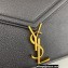 Saint Laurent cassandra medium top handle in grain de poudre embossed leather 623931 Black