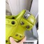 Balenciaga Heel 8.5cm HardCrocs™ Mules in rubber Green 2023