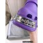 Balenciaga Heel 8.5cm HardCrocs™ Mules in rubber Purple 2023