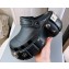 Balenciaga Heel 8.5cm HardCrocs™ Mules in rubber Black 2023