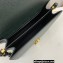 Saint Laurent cassandra medium top handle in grain de poudre embossed leather 623931 Dark Green