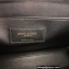 Saint Laurent cassandra medium top handle in grain de poudre embossed leather 623931 Dark Green