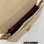 Saint Laurent cassandra medium chain bag in grain de poudre embossed leather 532750 Beige