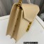 Saint Laurent cassandra medium chain bag in leather 532750 Beige