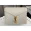 Saint Laurent cassandra medium chain bag in leather 532750 White