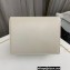 Saint Laurent cassandra medium chain bag in leather 532750 White