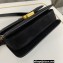 Saint Laurent solferino small bag in quilted nubuck suede 739139 Black