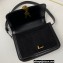 Saint Laurent solferino small bag in quilted nubuck suede 739139 Black