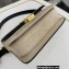Saint Laurent solferino small bag in quilted nubuck suede 739139 Beige