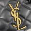 Saint Laurent Shopping bag in quilted lambskin 712368 Black