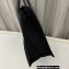 Saint Laurent rive gauche small shopping Tote bag in linen and leather 617481 Black
