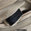 Saint Laurent rive gauche n/s shopping bag in linen and cotton 631682 White