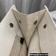 Saint Laurent rive gauche small shopping Tote bag in linen and leather 617481 White