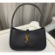 Saint Laurent le 5 à 7 mini bag in vegetable-tanned leather 710318 Black