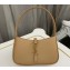 Saint Laurent le 5 à 7 mini bag in vegetable-tanned leather 710318 Apricot