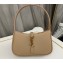 Saint Laurent le 5 à 7 mini bag in vegetable-tanned leather 710318 Beige
