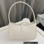 Saint Laurent le 5 à 7 mini bag in vegetable-tanned leather 710318 White