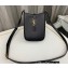 Saint Laurent le 5 à 7 mini vertical Bag in vegetable-tanned leather 735214 Black