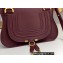 Chloe Marcie small double carry bag Burgundy