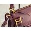 Chloe Marcie small double carry bag Burgundy