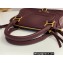 Chloe Marcie small double carry bag Burgundy