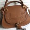 Chloe Marcie double carry bag Brown