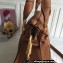 Chloe Marcie double carry bag Brown