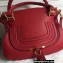 Chloe Marcie double carry bag Red