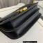 Saint Laurent solferino medium supple satchel bag in quilted lambskin 733704 Black