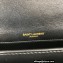 Saint Laurent solferino medium supple satchel bag in quilted lambskin 733704 Black