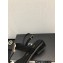 Chanel Metal CC Logo Thong Sandals Suede Black 2023