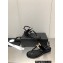 Chanel Metal CC Logo Thong Sandals Suede Dark Blue 2023