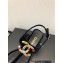 Chanel Metal CC Logo Thong Sandals Suede Dark Blue 2023