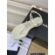 Chanel Lambskin & Strass CC Logo Thong Sandals G39728 White 2023