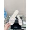 Chanel Camellia and Pearl Flat Mules White 2023