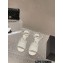 Chanel Quilting Wedge Sandals Patent White 2023