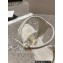 Chanel Quilting Wedge Sandals Patent White 2023