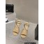 Chanel Quilting Wedge Sandals Grosgrain Beige 2023