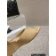 Chanel Quilting Wedge Sandals Grosgrain Beige 2023