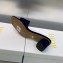 Dior Heel 4.5cm C'est Slides Velvet Dark Blue 2023