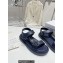 Dior D-Wave Sandals in Lambskin Dark Blue 2023