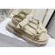 Dior D-Wave Sandals in Lambskin Creamy 2023